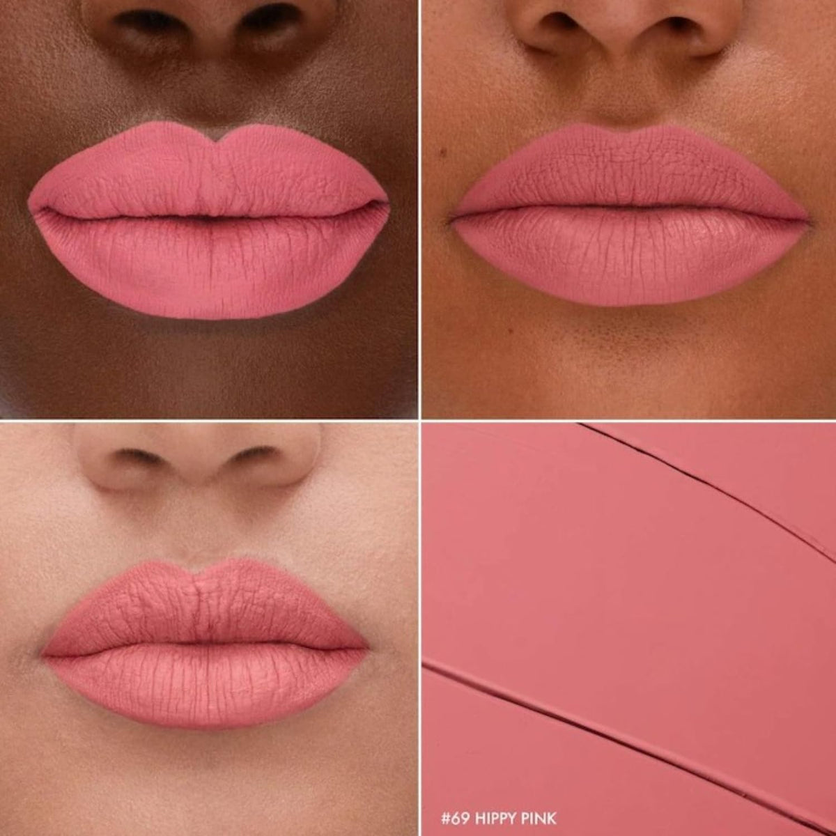 SEPHORA Collection Cream Lip Stain - 69 Hippy Pink (matte nude baby pink), 5 mL / 0.16 fl oz