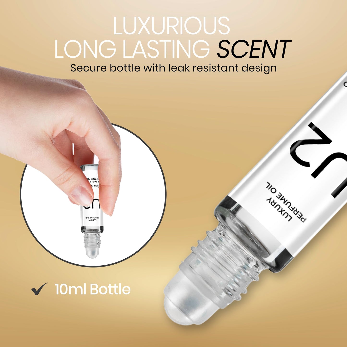 PICNTELL U Series Impression Perfume Oil Roll-On - Unisex Travel-Friendly Fragrance Based on Iconic Luxury Scents, Long-Lasting Perfume for Men Beauty & Personal Care PICNTELL