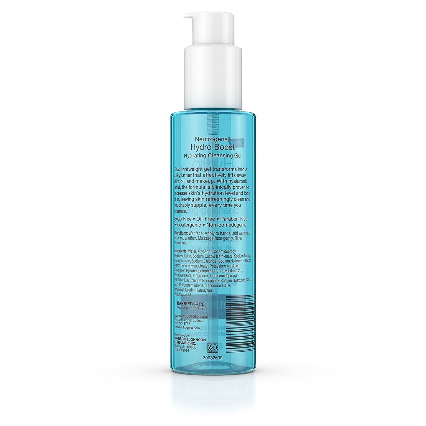 Neutrogena Hydro Boost Lightweight Hydrating Facial Cleansing Gel, Gentle Face Wash & Makeup Remover with Hyaluronic Acid, Hypoallergenic & Non Beauty & Personal Care Neutrogena
