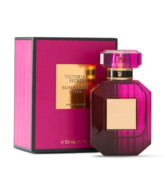 Victoria's Secret Bombshell Passion Eau de Parfum, Notes of Sparkling Cassis, Queen Peony & Fuchsia Rose, Perfumes for Women (1.7 oz) Beauty & Personal Care Victoria's Secret