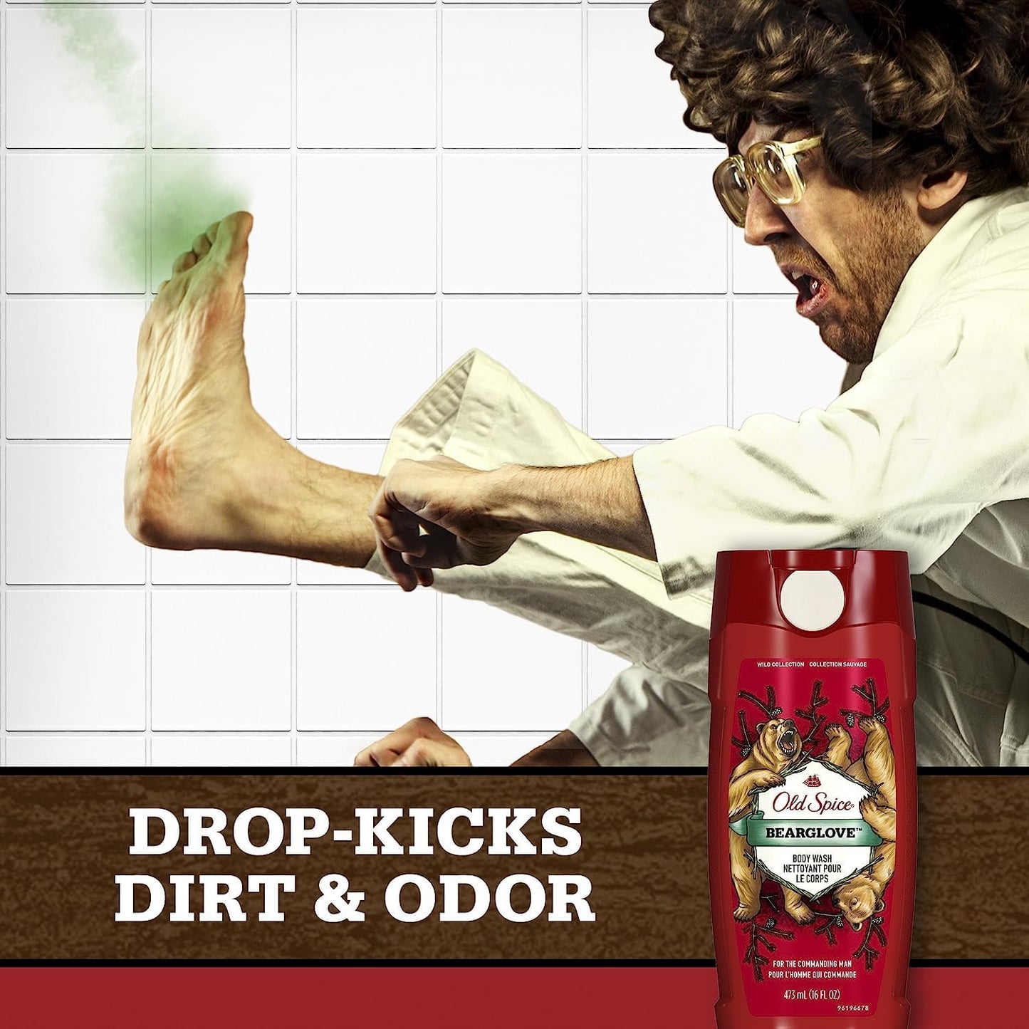 Old Spice Wild Collection Bodywash, Bearglove 16 oz (Pack of 4) Beauty & Personal Care Old Spice
