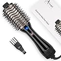 One Step Hair Dryer & Volumizing Hot Air Brush, Blow Dryer, Ceramic Straightener, Curler & Hot Comb 4 in 1 Salon Ionic Brush, Hair Styling Tools Beauty & Personal Care Aima Beauty