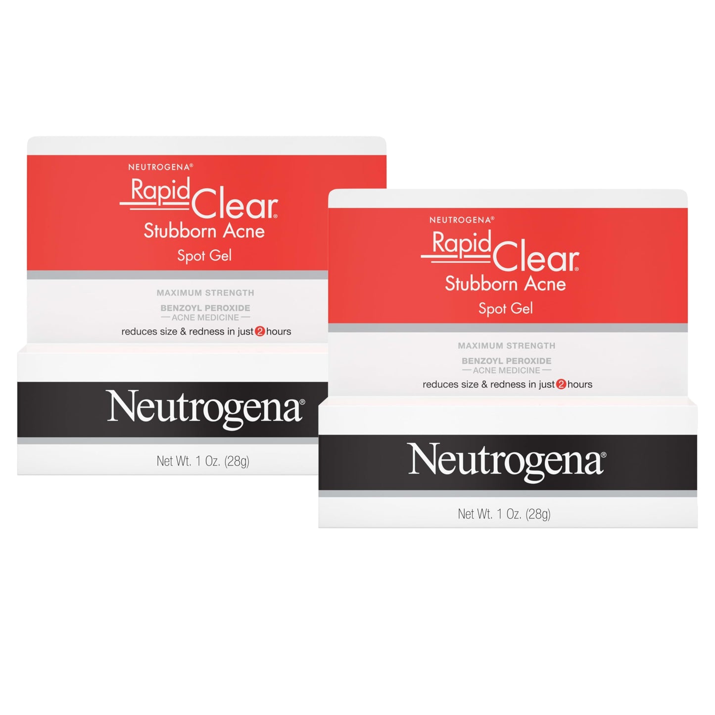 Neutrogena Rapid Clear Stubborn Acne Spot Treatment Gel with Maximum Strength 10% Benzoyl Peroxide Acne Treatment Medication, Pimple Cream for Acne Beauty & Personal Care Neutrogena