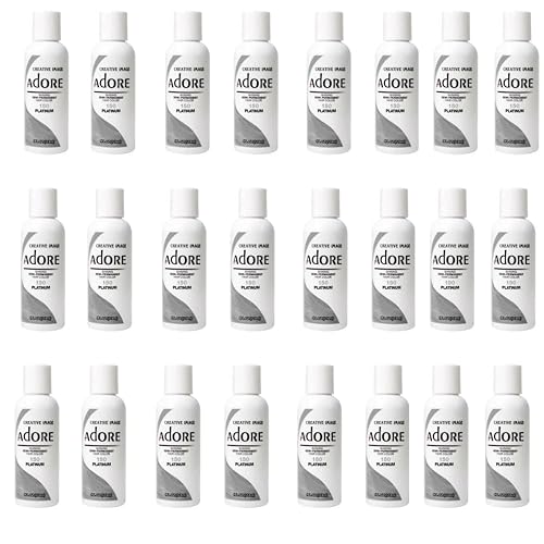 Adore Semi Permanent Hair Color - Vegan and Cruelty-Free Hair Dye - 4 Fl Oz - 155 Titanium (Pack of 1) Beauty & Personal Care Adore