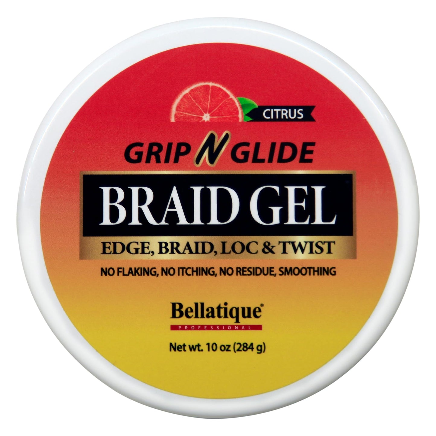 BELLATIQUE GRIP N GLIDE Braiding Gel Maximum Hold for LOC & Twist - No Flaking, No Whitening, Fast Drying, High Shine, Cool & Refreshing, Long Lasting Beauty & Personal Care BELLATIQUE