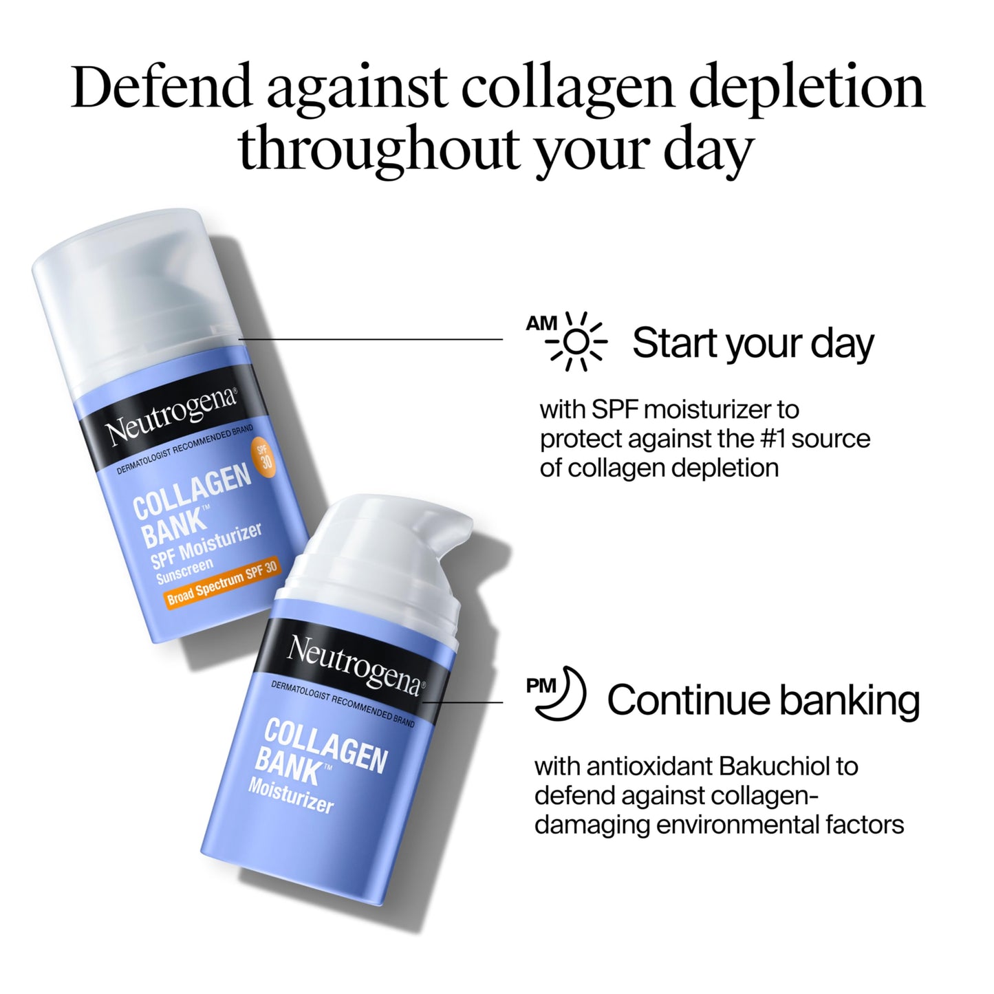 Neutrogena Collagen Bank Face Moisturizer, Larger Size Anti-Aging Face & Neck Collagen Cream, Bakuchiol, Face Lotion Supports Skin’s Natural Collagen Beauty & Personal Care Neutrogena