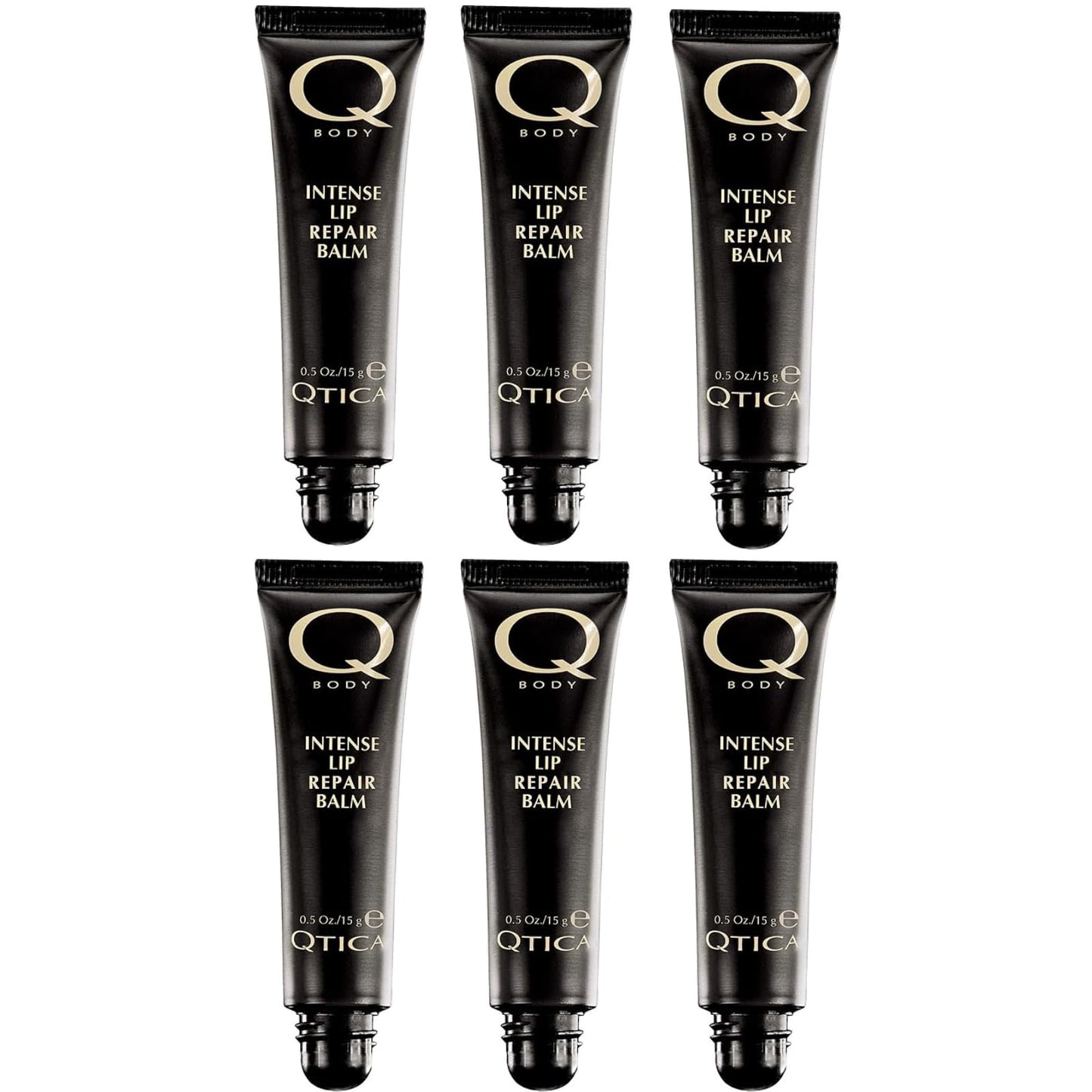Qtica Intense Lip Repair Balm Set of 6 - Deeply Hydrating Overnight Treatment for Dry, Cracked Lips - Restores, Softens, and Smooths - Rich Beauty and Personal Care QTICA