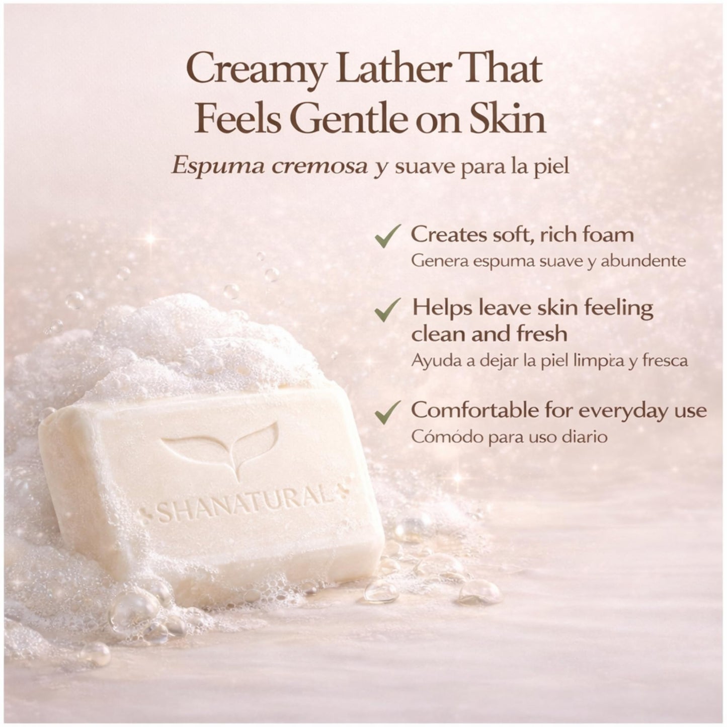 Sha Zie Jabon Esponja with Concha Nacar, Aloe Vera - Soap Sponge for Gentle Skin Care, Mother-of-Pearl Whitening Cream Formula, 3.5 oz Beauty and Personal Care Tu Salud Plus