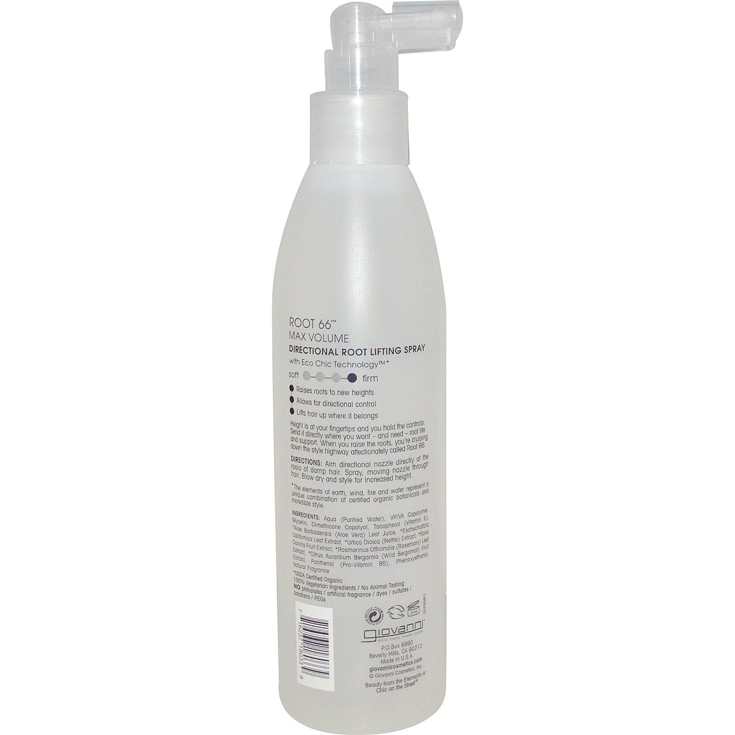 GIOVANNI Root 66 Max Volume Lifting Hair Spray - Lift Volumizing Spray to Thicken & Style Fine Hair, Increases Body & Shine, Weightless Texture, Color Beauty & Personal Care GIOVANNI