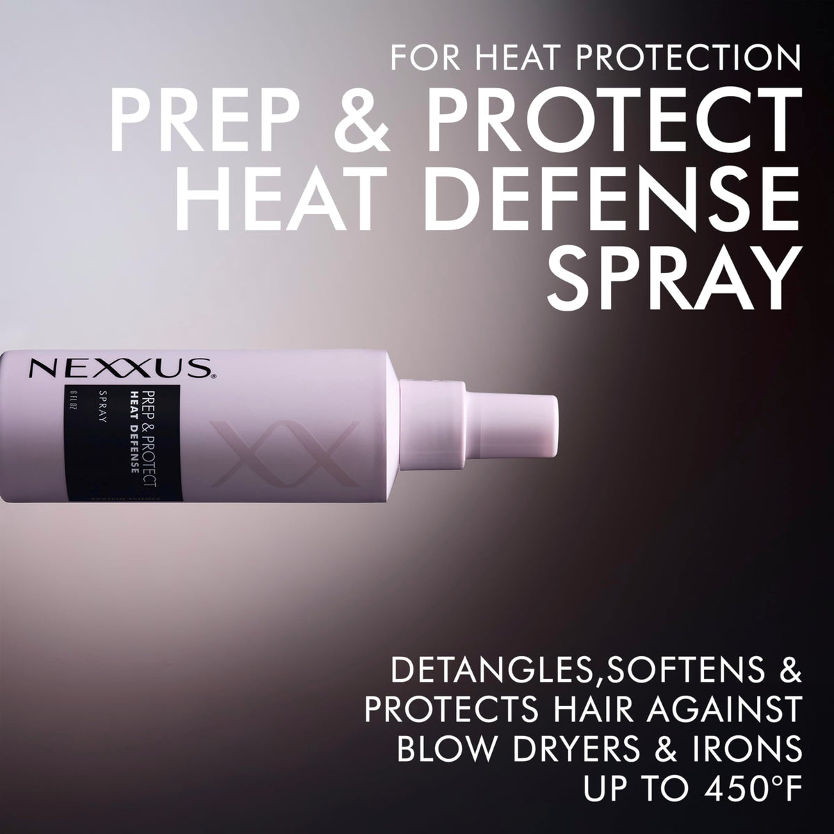 Nexxus Styling Heat Protectant Nourishing Prep & Protect Heat Defense Spray Heat Protection Spray Powered by Styleprotect Technology 6 oz Beauty & Personal Care Nexxus