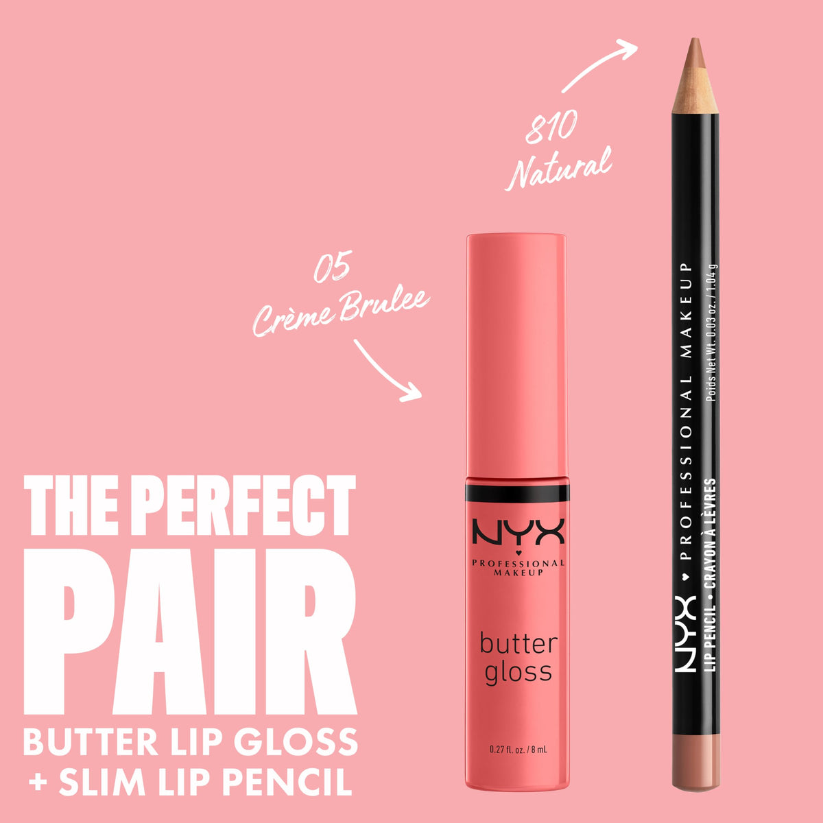 NYX PROFESSIONAL MAKEUP Butter Gloss, Non-Sticky Lip Gloss - Creme Brulee (Natural) Beauty & Personal Care NYX PROFESSIONAL MAKEUP