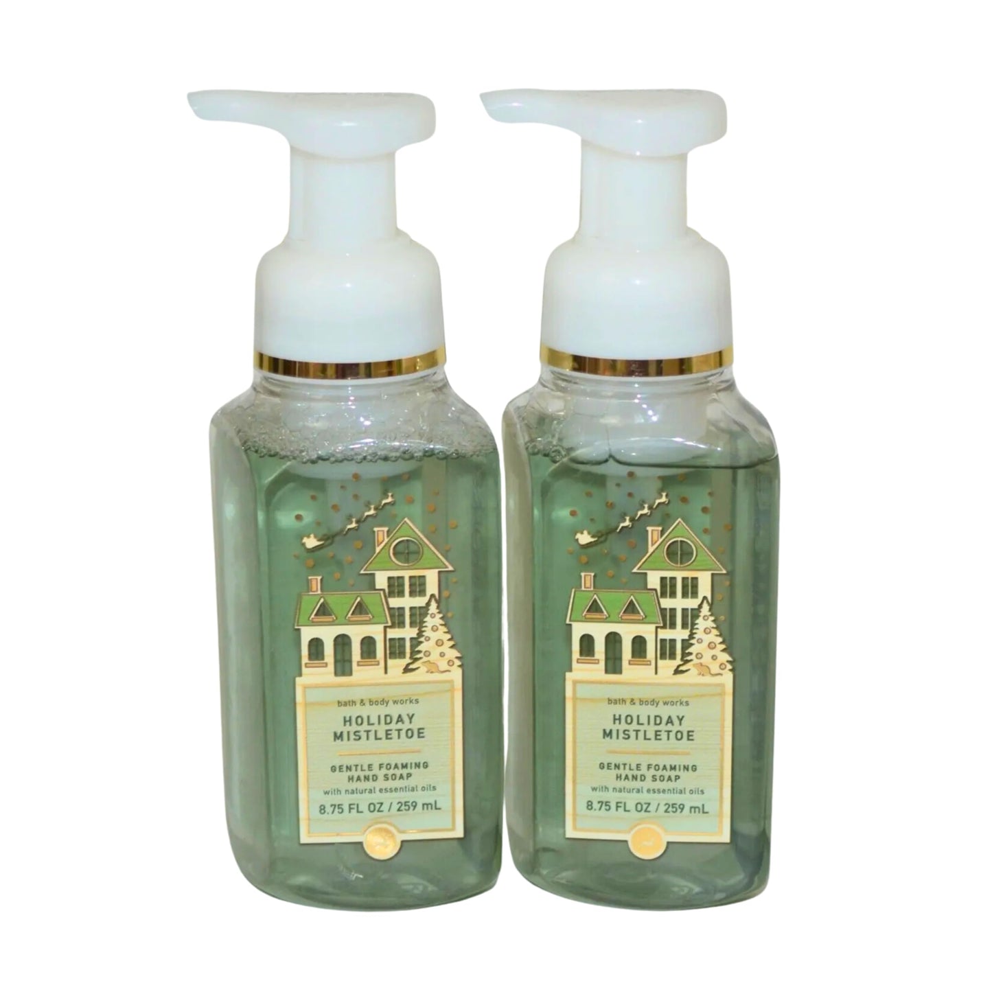 Bath & Body Works Foaming Hand Soap, Set of 2, 8.75oz Each (Holiday Mistletoe) Beauty & Personal Care Bath & Body Works
