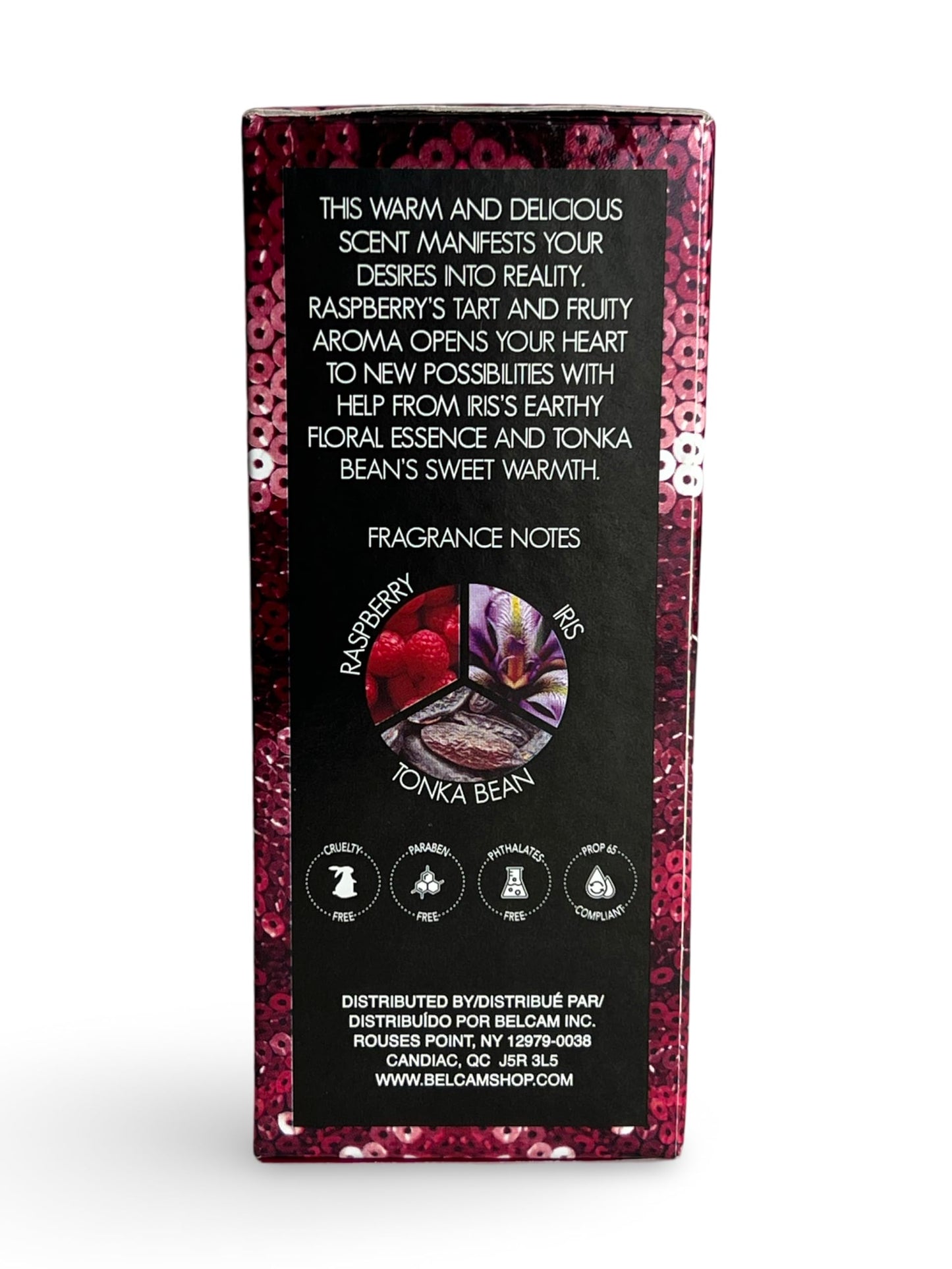 Belcam Beauty PRETTY THOUGHTS Women's Eau de Parfum, 3.4 Fl Oz, Iris, Raspberry Beauty & Personal Care Belcam Beauty