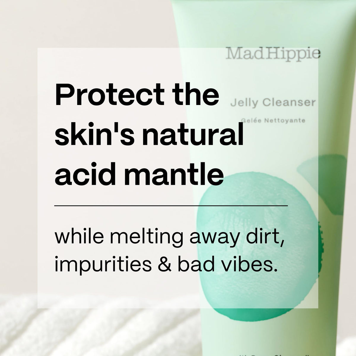 Mad Hippie Jelly Cleanser - Jelly to Milky Hydrating Face Wash for Women/Men with Rose, Chamomile, and Hyaluronic Acid, 4 Fl Oz Beauty & Personal Care Mad Hippie