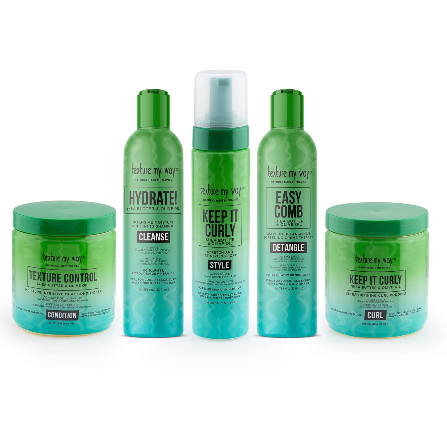 Texture My Way Natural Hair Therapies Keep It Curly Ultra-Defining Hair Curl Pudding, Ideal for Coiled, Frizzy, Curly Hair, 15 oz Beauty & Personal Care Texture My Way