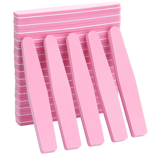 Nail Buffers 20 Pack 100/180 Grit Nail Buffer Block Sponge Buffing Nail File for Acrylic/Natural Nails, Pink Beauty & Personal Care LoveBB