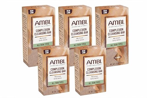 Ambi Complexion Cleansing Bar Soap, 3.5 oz (Pack of 5) Beauty & Personal Care Ambi