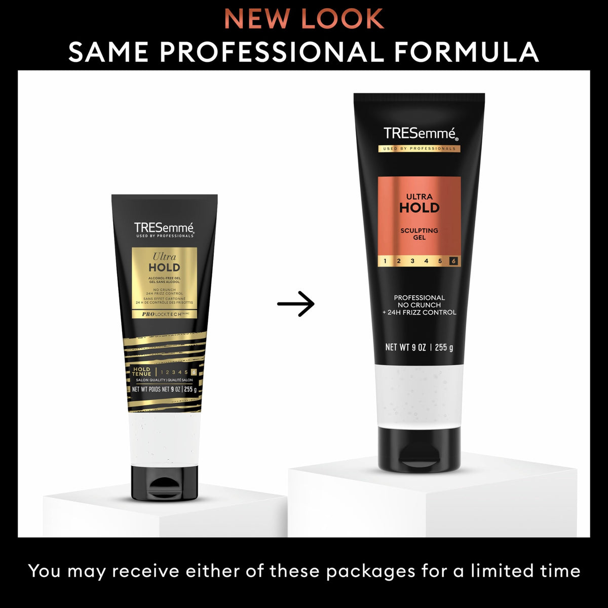 TRESemmé Gel Ultra Hold for 24H Frizz Control, with Pro Lock Technology, 9 oz Beauty & Personal Care TRESemmé