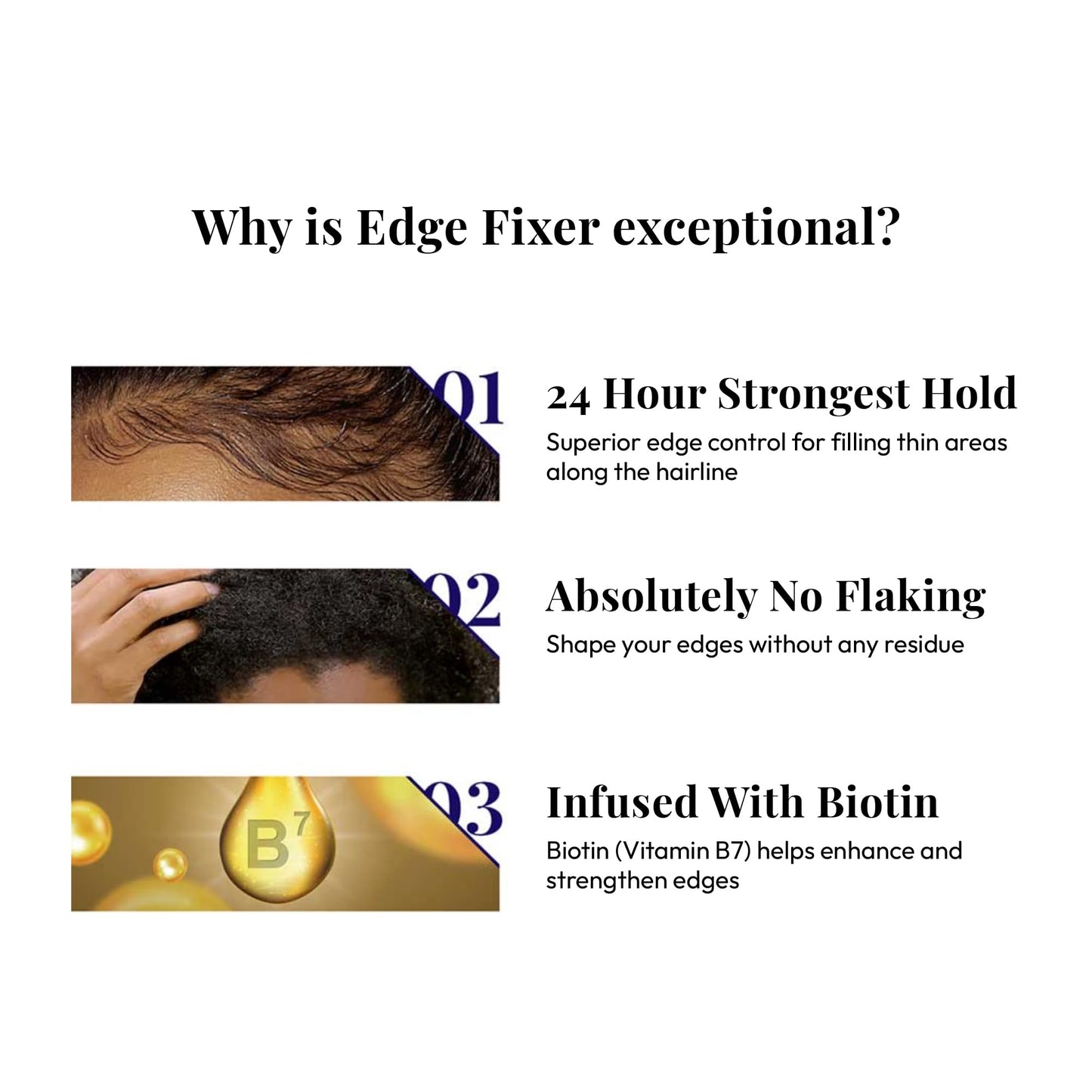 Red by Kiss Edge Fixer Extreme Hold, Strong Edge Control with 24-Hour Hold, Infused with Biotin for Nourishment & Hydration, No Flaking or Oily Beauty & Personal Care Red by Kiss
