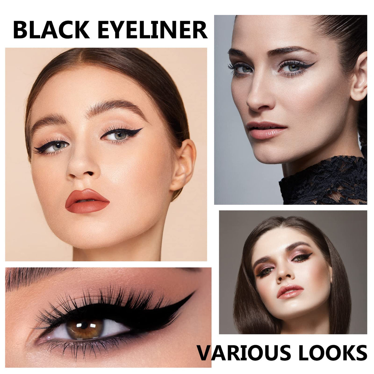 O'CHEAL 2 in 1 Professional Makeup Black Liquid Eye Liner Pencil for Women, Perfect Blend Eye Definer for Precise or Smudged Look, Premium Wing Cat… Beauty & Personal Care O'CHEAL