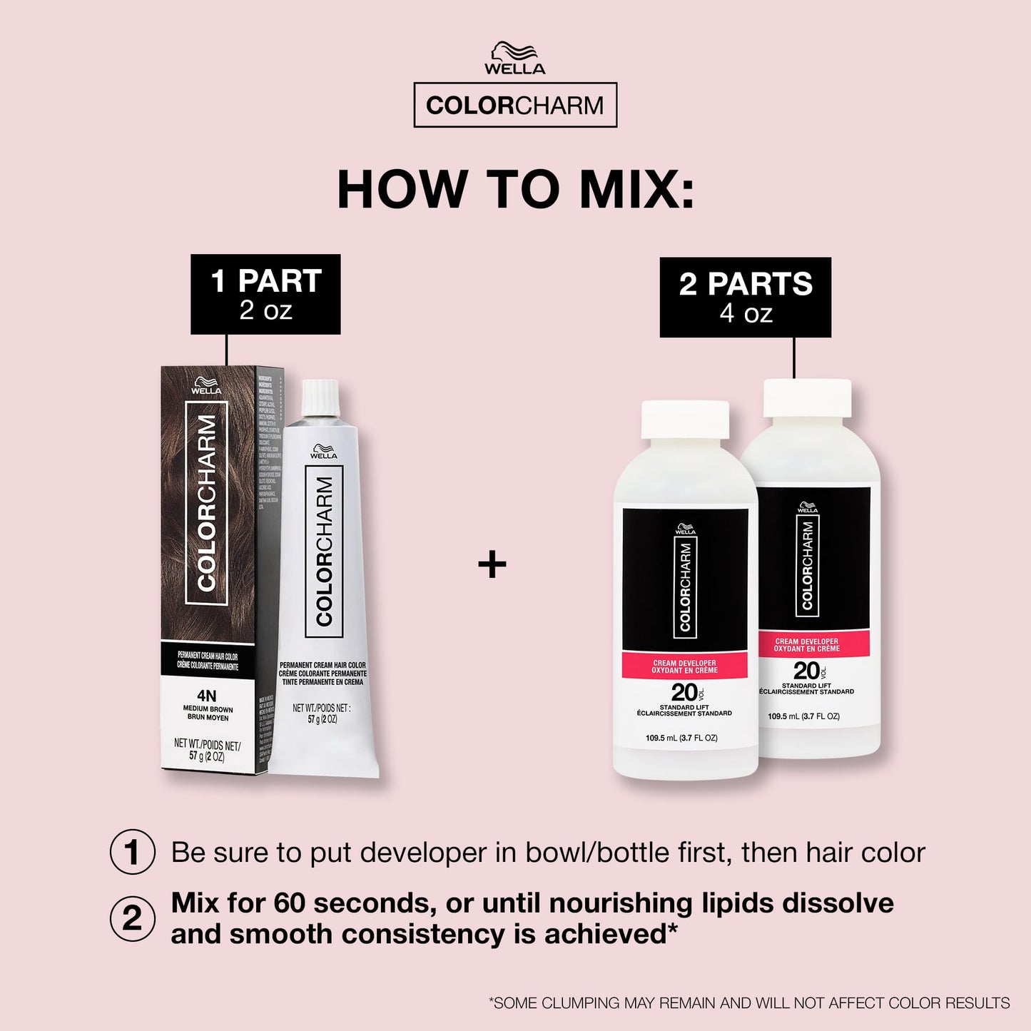 COLORCHARM Permanent Cream Hair Color, 5N Light Brown, 2 oz. Beauty and Personal Care COLORCHARM