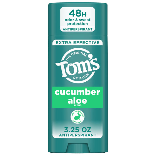 Tom’s of Maine Cucumber Aloe Antiperspirant, For Women and Men, 3.25 oz Beauty and Personal Care Tom's of Maine