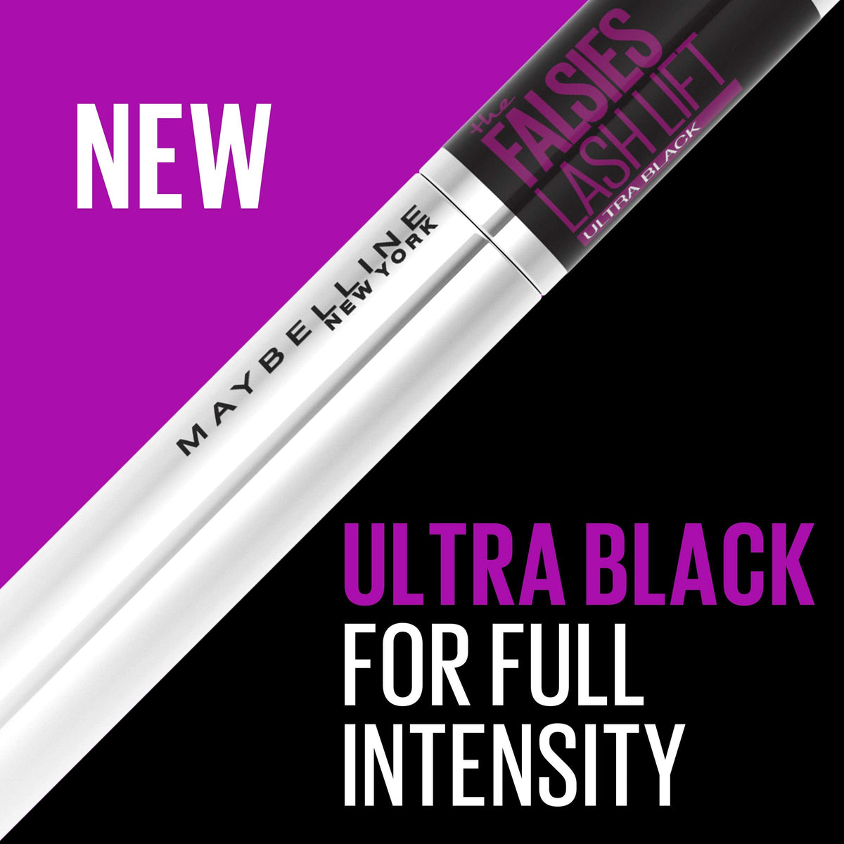 Maybelline The Falsies Lash Lift Washable Mascara Volumizing, Lengthening, Lifting, Curling, Multiplying, Eye Makeup, Ultra Black, 1 Count Beauty & Personal Care MAYBELLINE