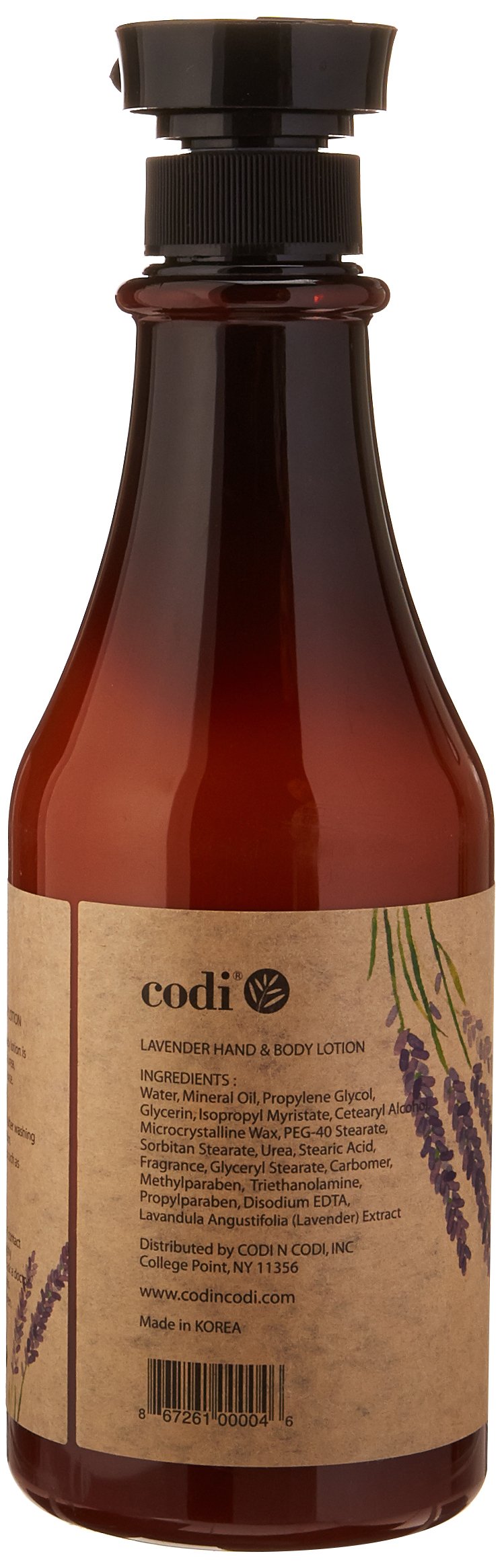 Codi Hand and Body Lotion, Lavender, 25 fl. oz./750ml Beauty & Personal Care CODi