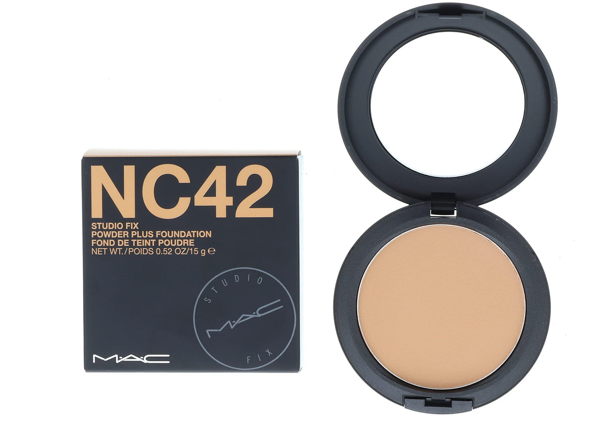 MAC Studio Fix Powder Plus Foundation, NC42, 1 Count, 0.52 Ounce (Pack of 1) (MACM51058) Beauty & Personal Care MAC