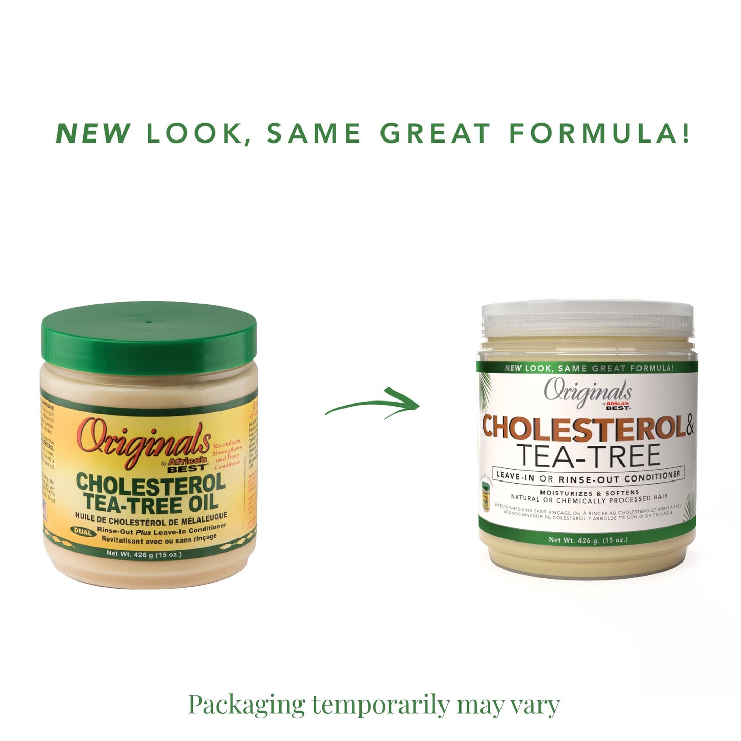 Originals by Africa's Best Cholesterol Tea Tree Oil, Rinse-Out Plus Leave in Conditioner, Repair and Revitalize Damaged, Dry, Overprocessed Hair, 15 Beauty & Personal Care Originals by Africa's Best