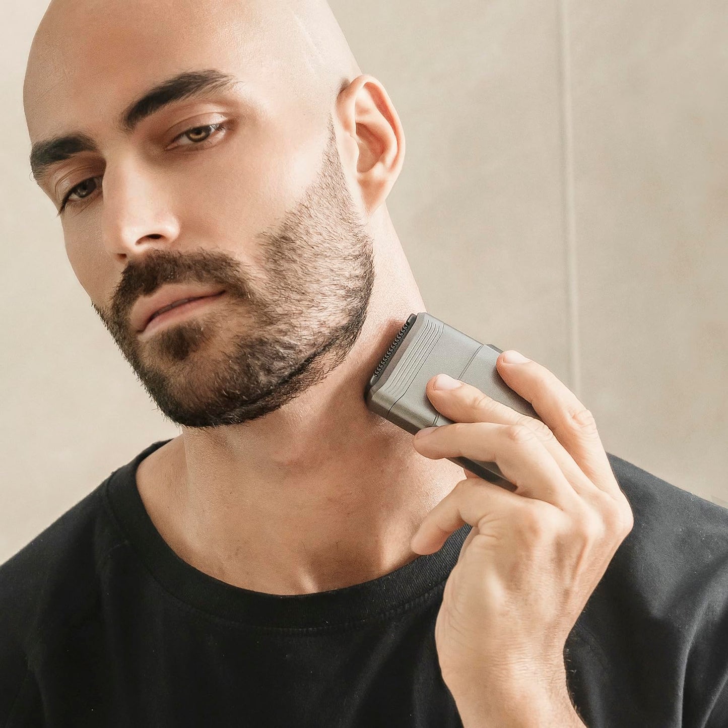 Electric Razors for Men Face - Compact Travel Electric Foil Shavers for Mens Bald Head - Small Portable Face and Head Shavers IPX7 Waterproof Wet Beauty and Personal Care Aesfee