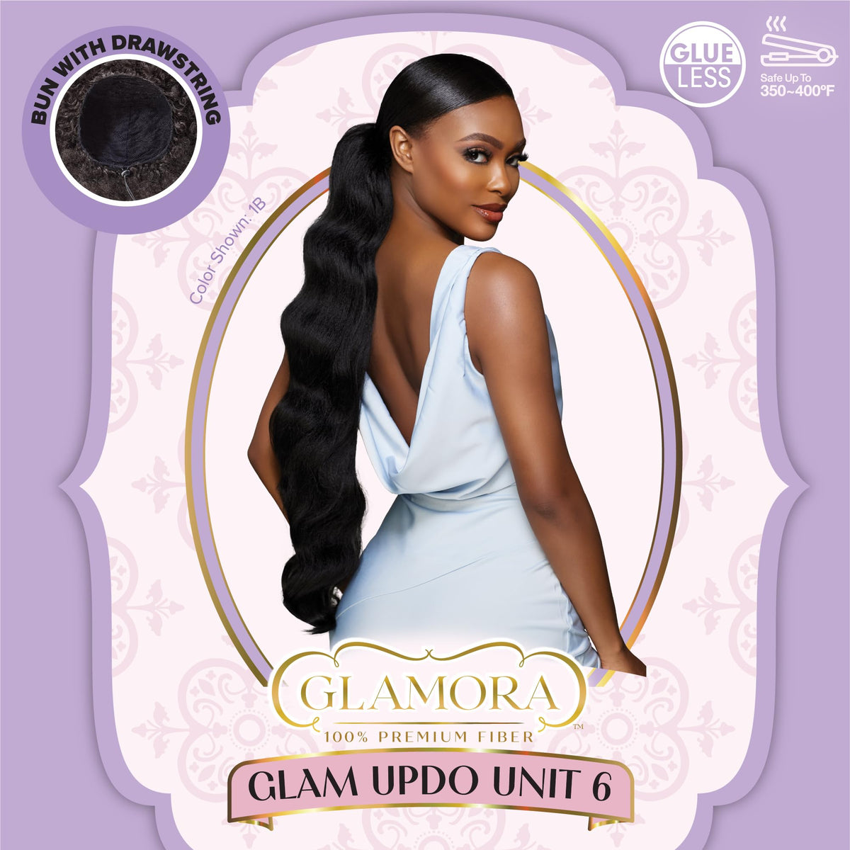 Sensationnel Glamora Glam Updo Hairextension-Unit 6,T2/BG