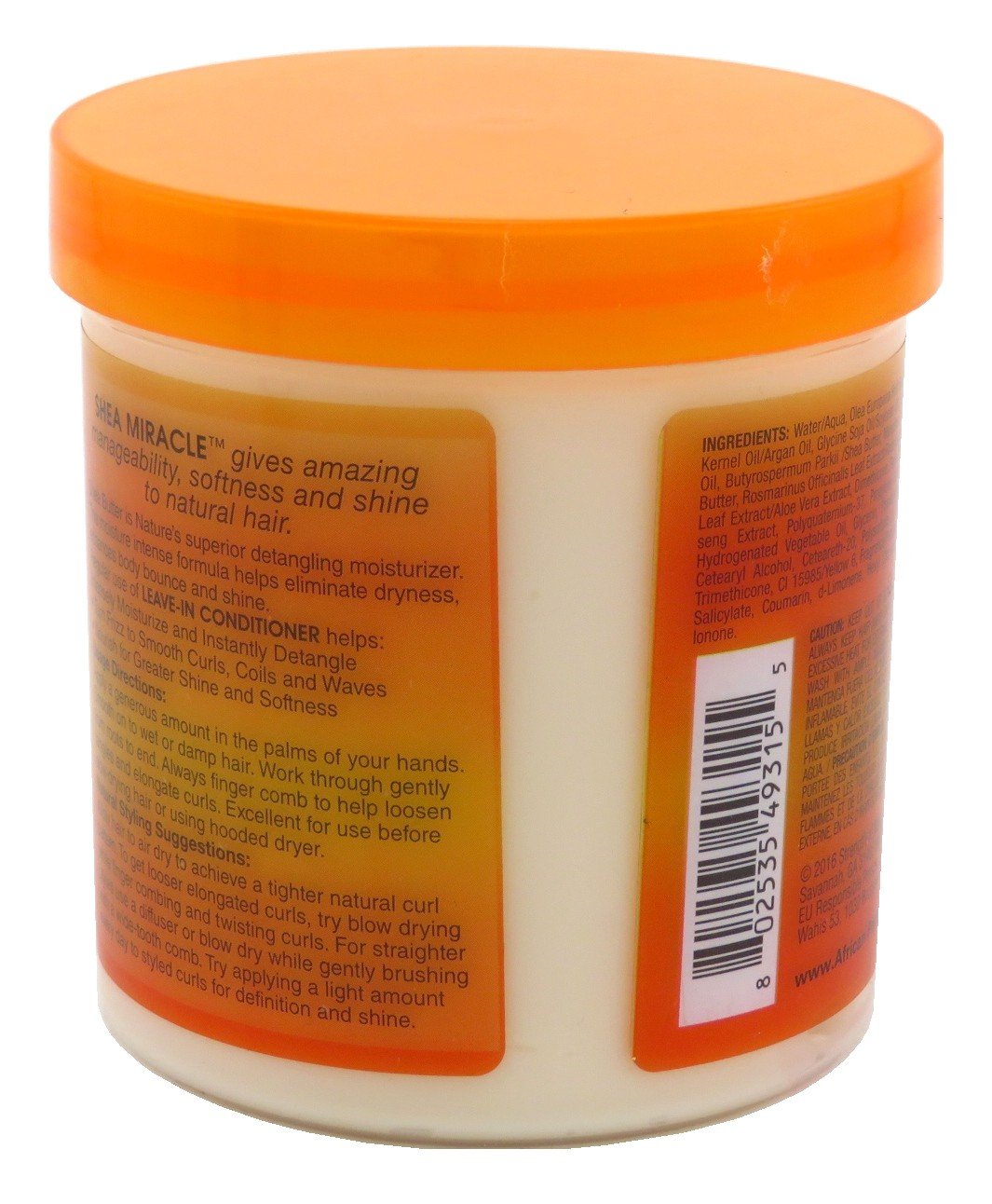 African Pride Shea Miracle Moisture Intense Leave-In Conditioner 15 Ounce (443ml) (3 Pack) Beauty & Personal Care African Pride