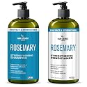 Hair Chemist Protect & Strengthen Rosemary Shampoo & Conditioner Set, 2?PC 33.8 oz Each - Strengthening, Breakage?Reducing Formula for Weak, Brittle Beauty & Personal Care Hair Chemist