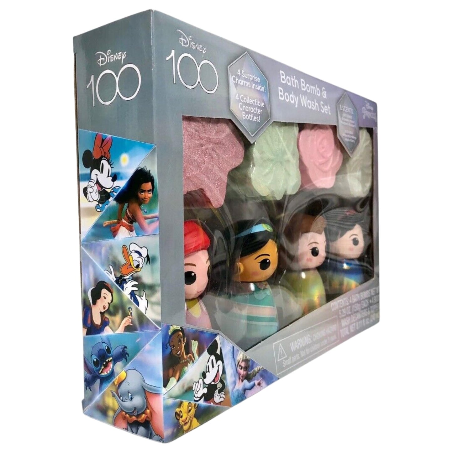 Original Squishmallows Disney Princess Bath Bomb & Body Wash Set, 8-Piece Set with 4 Scented Body Wash & 4 Bath Bombs, 4 Surprise Charms & 4… Beauty & Personal Care Original Squishmallows