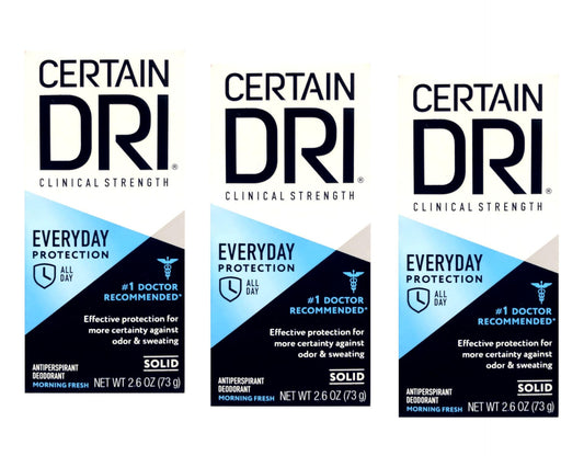 Certain-Dri Am Solid Antiperspirant/Deodorant, 2.6 Ounce (Pack of 3) Beauty and Personal Care Certain Dri