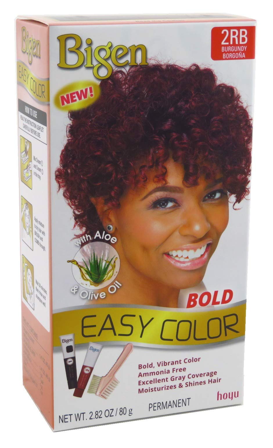 Bigen Easy Color #2RB Burgundy 2.82 Ounce (2 Pack) Beauty & Personal Care Bigen