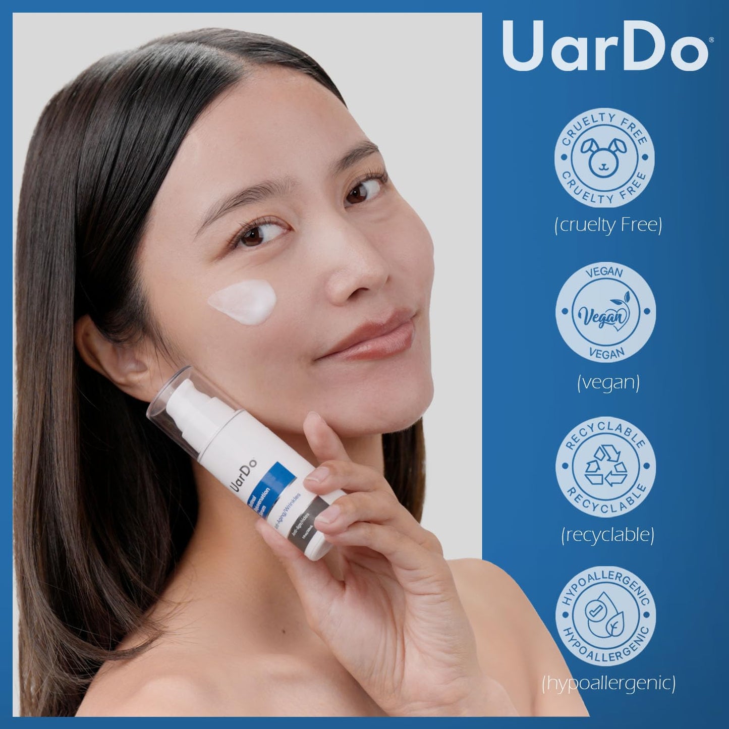 Uardo Retinol Rejuvenation Serum 1 Fl Oz/ 30 ml - usn102 | Smooth Lines & Wrinkles | With Hyaluronic Acid | Moisturizing for the Skin | For Face Beauty & Personal Care Uardo