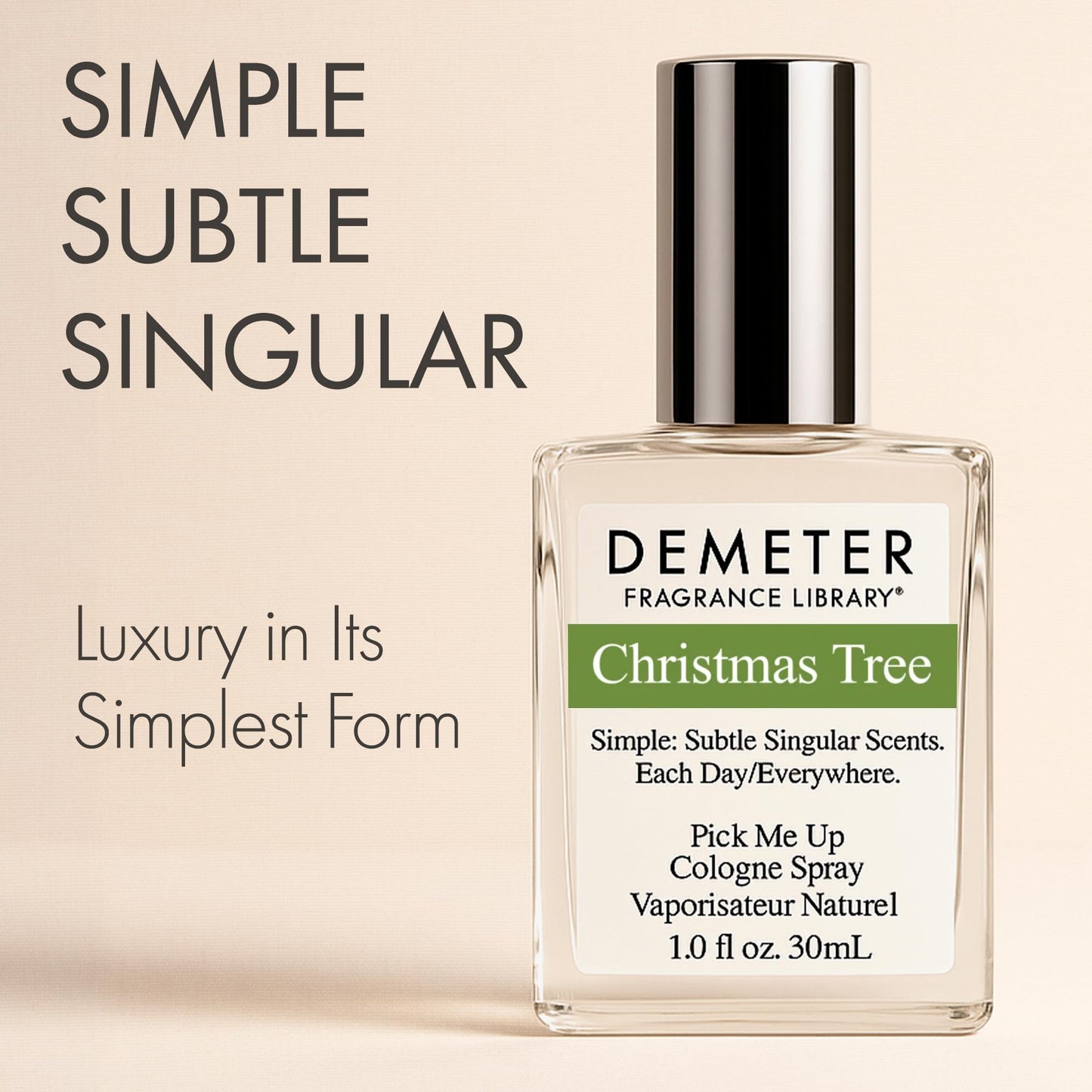 DEMETER Natural Perfume Spray Cologne for Women, Christmas Tree, 1 oz Beauty & Personal Care DEMETER