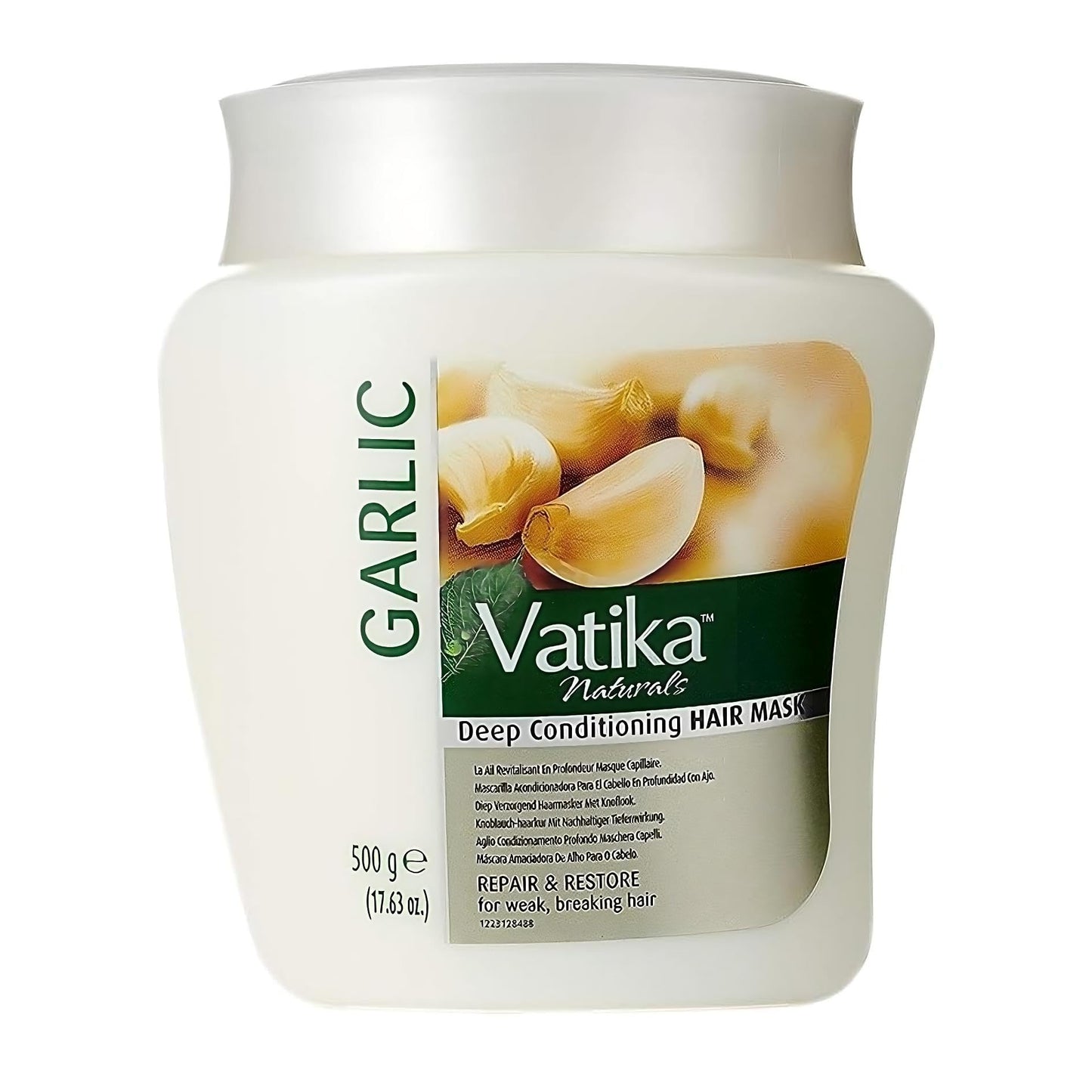 Vatika Naturals Hot Oil Hair Mask - Garlic & Multivitamin for Dry, Damaged, Nourishing & Strengthening, Deep Conditioning for Soft, Smooth Hair Beauty & Personal Care Vatika Naturals