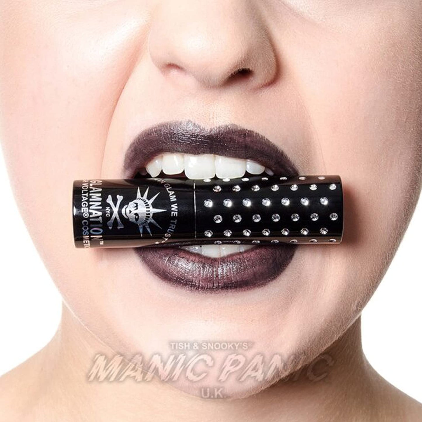 MANIC PANIC Lethal Semi Matte Lipstick - Creamtones Raven Black Lipstick - Long-Lasting, Moisturizing Formula - Talc & Cruelty-Free Lip Makeup Beauty & Personal Care MANIC PANIC