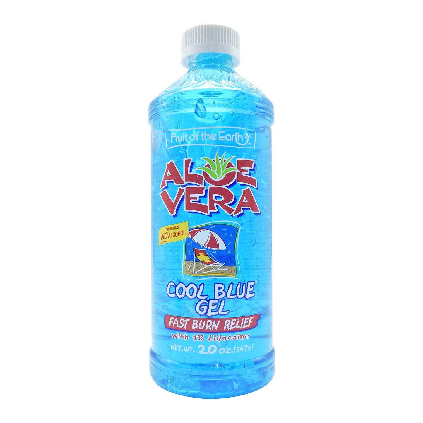 Fruit of the Earth Aloe Vera Gel - Cool Blue - 20 Ounce Beauty & Personal Care Fruit of the Earth