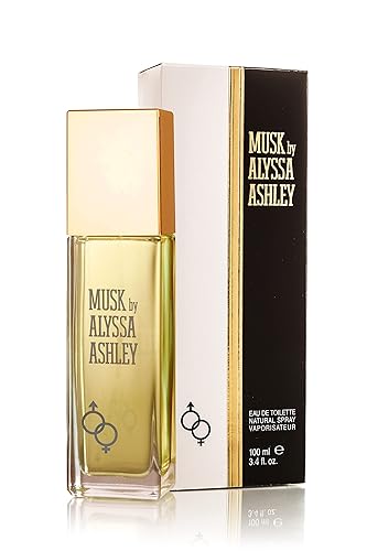 Alyssa Ashley Musk - Perfume for Men and Women with Citrus and Sicilian Bergamot - Long Lasting - Womens Fragrances - 3.4 oz EDT Spray Beauty & Personal Care ALYSSA ASHLEY