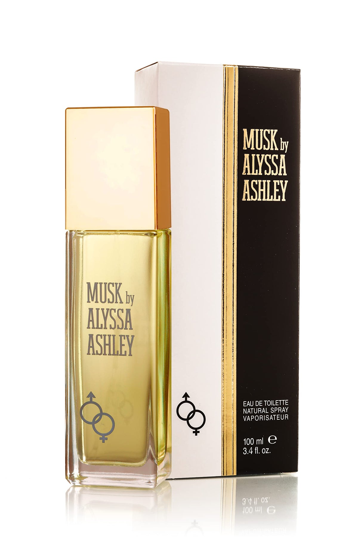 Alyssa Ashley Musk - Perfume for Men and Women with Citrus and Sicilian Bergamot - Long Lasting - Womens Fragrances - 3.4 oz EDT Spray Beauty & Personal Care ALYSSA ASHLEY