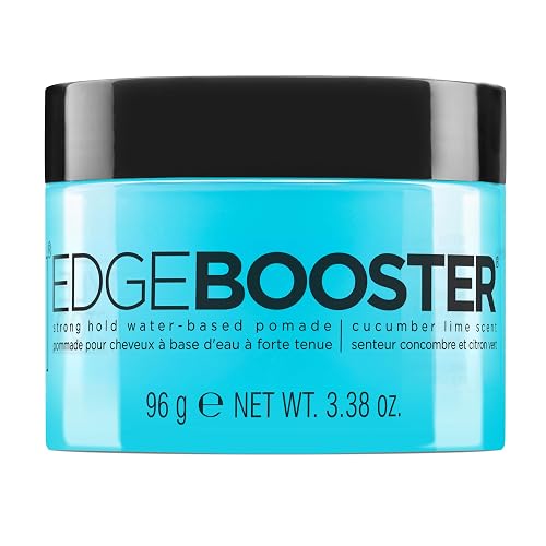 Style Factor EDGE BOOSTER Strong Hold Water-Based Pomade | Formulated with Argan Oil for Moisture & High Shine | Long Lasting Edge Control Gel | Beauty & Personal Care Style Factor