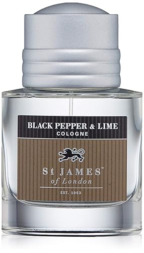 St James of London Black Pepper & Lime Cologne, 1.69 oz Beauty & Personal Care St James of London