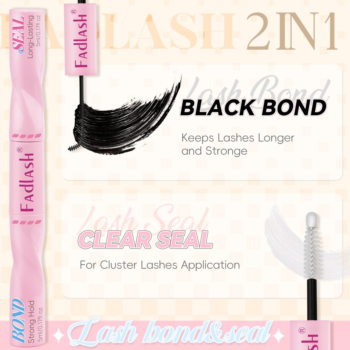 FADLASH Lash Clusters Volume Fluffy Eyelash Clusters 8-16mm DIY Cluster Eyelash Extensions with Soft Thin Band Reusable Individual Lashes for Self Use Beauty and Personal Care FADLASH