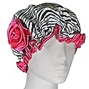 Kella Milla Stylish Satin Shower Cap - Zebra Beauty & Personal Care Kella Milla