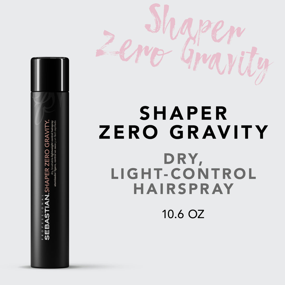 Sebastian Professional Shaper Zero Gravity Hairspray | Brushable-Lightweight, Flexible Hold | 10.6 oz Beauty & Personal Care Sebastian