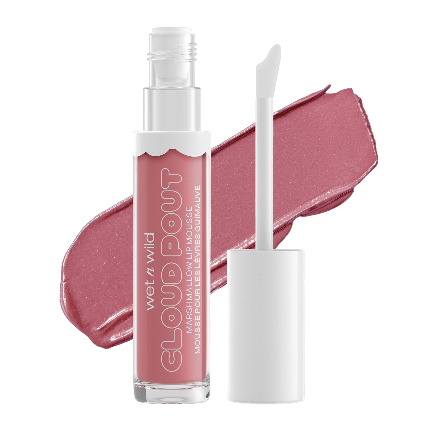wet n wild Lip Cream Cloud Pout w/Marshmallow, Pink Girl, You're Whipped | Argan Oil | Vitamin E | Marshmallow Flavored Beauty & Personal Care wet n wild